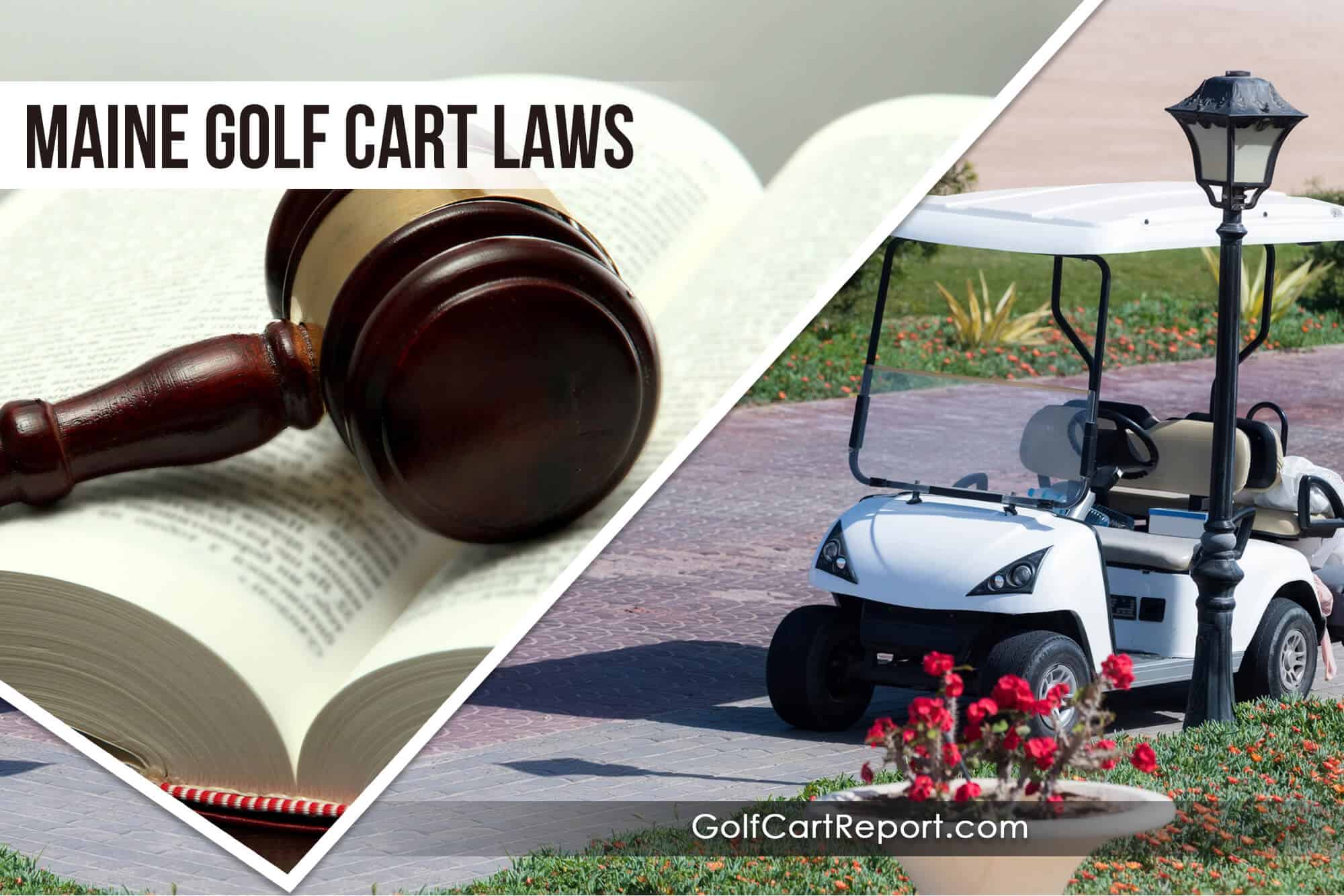 Maine golf cart laws