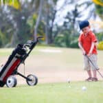 best junior golf push cart