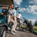 best golf push cart seats