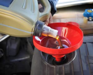 how to change the oil on a golf cart