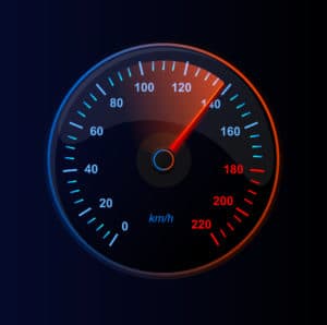 picture of a speedometer