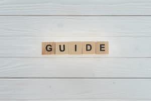 guide letters blocks on backboard