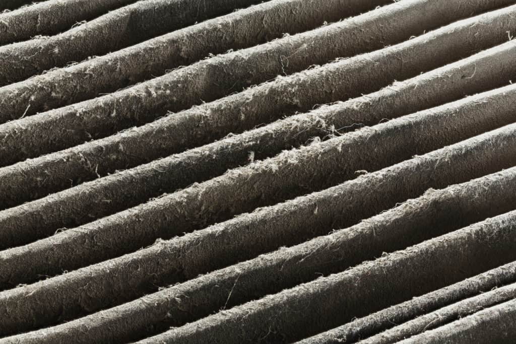 Dirty air filter