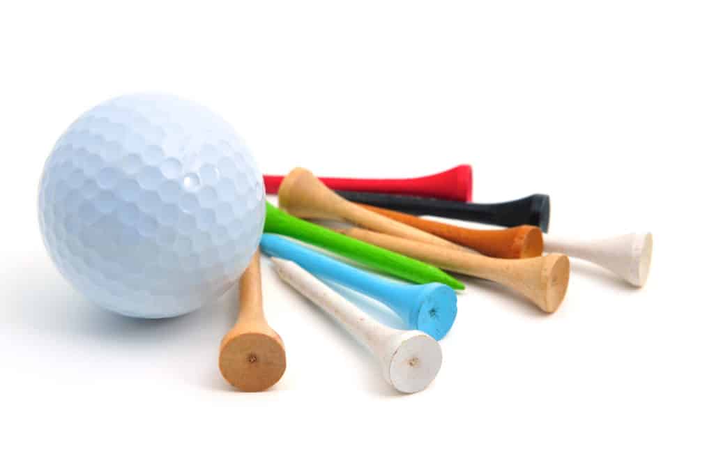 Golf Ball and Tees