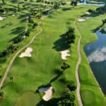 aerial view of florida golf course