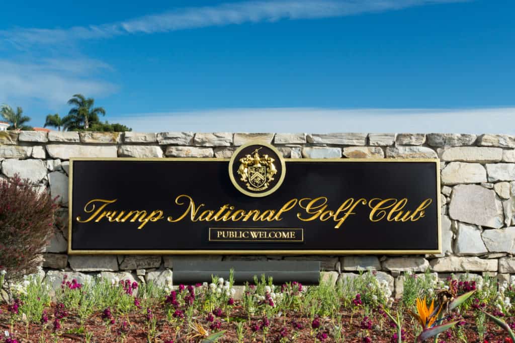 RANCHO PALOS VERDES, CA/USA - FEBRUARY 28, 2015: Donald Trump National Golf Club. Trump National Golf Club is a public golf course near Los Angeles.