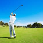 Man Playing Golf