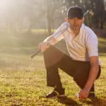 golfer on playing field