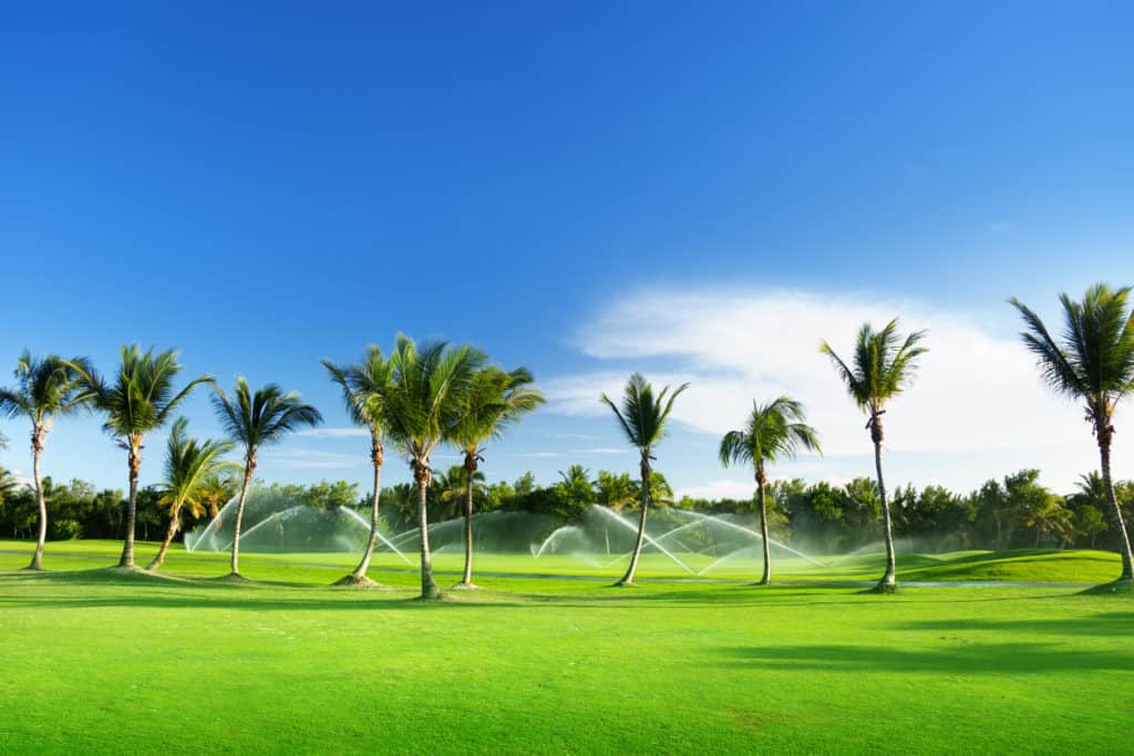 Irrigation golf course