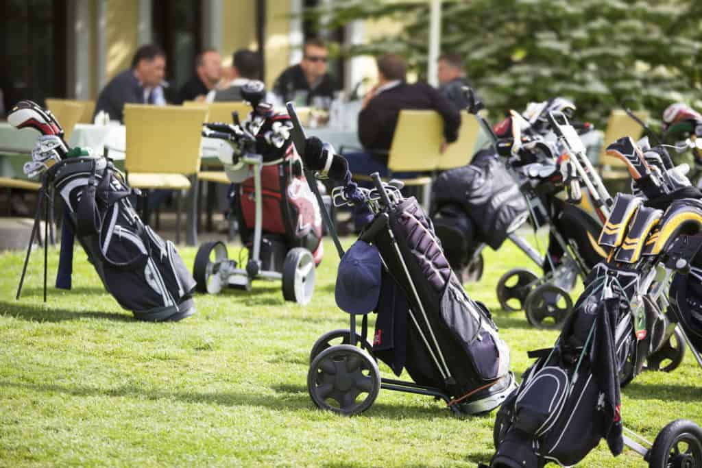 Golf bags parking