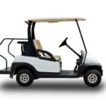 Golf cart golfcart isolated on white background