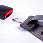 Opened seat belt