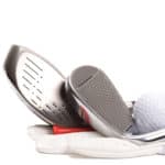 Driver, Iron, Ball, Glove and Tee