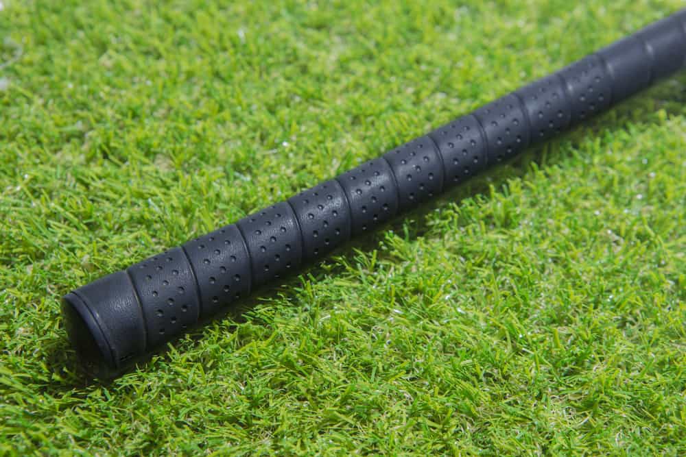 golf grip on grass