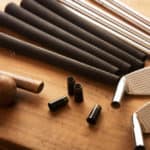 grips, shaft, ferrules and, iron head