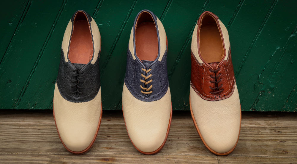 Men's saddle shoes