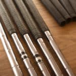 old grips on an golf club