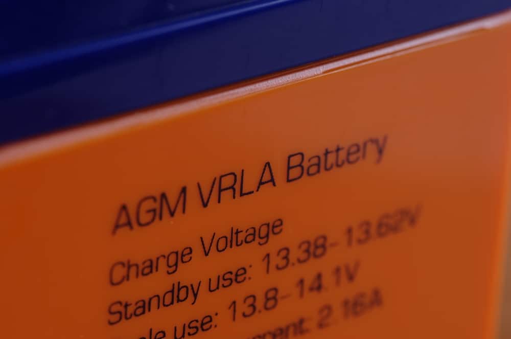 AGM (Absorbent Glass Mat) VRLA (valve-regulated lead-acid battery)