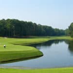 A lone golfer on this beautiful Myrtle Beach