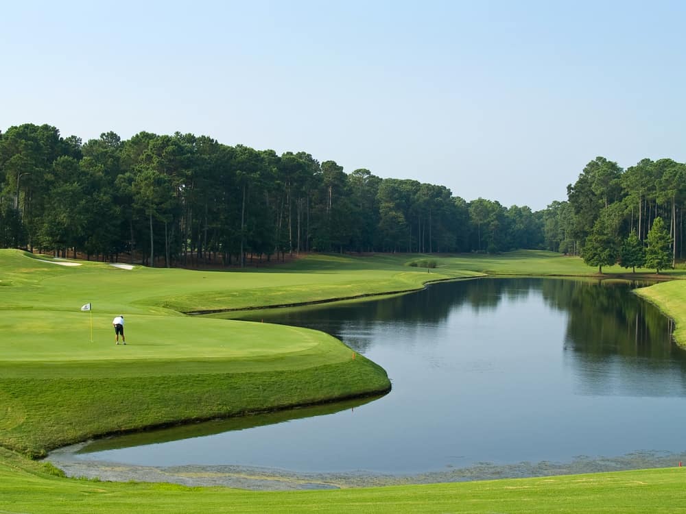 A lone golfer on this beautiful Myrtle Beach