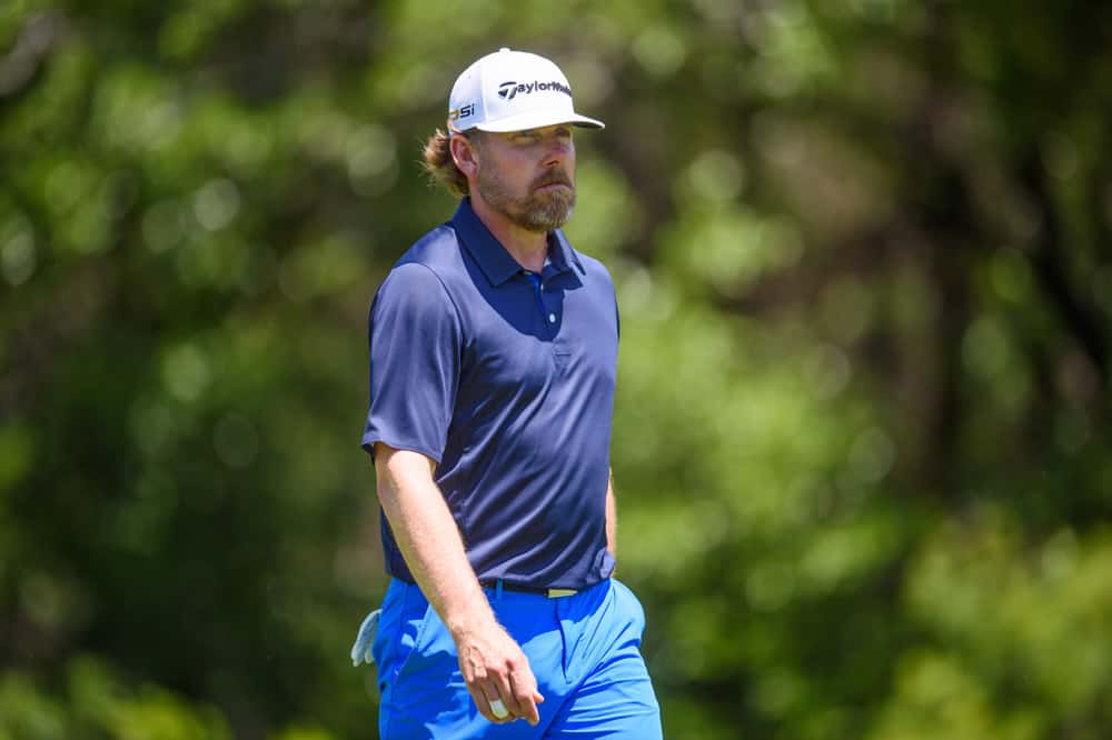  Justin Leonard during the first round of the Valero Texas Open