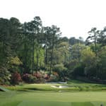 Masters. 12th hole at Augusta