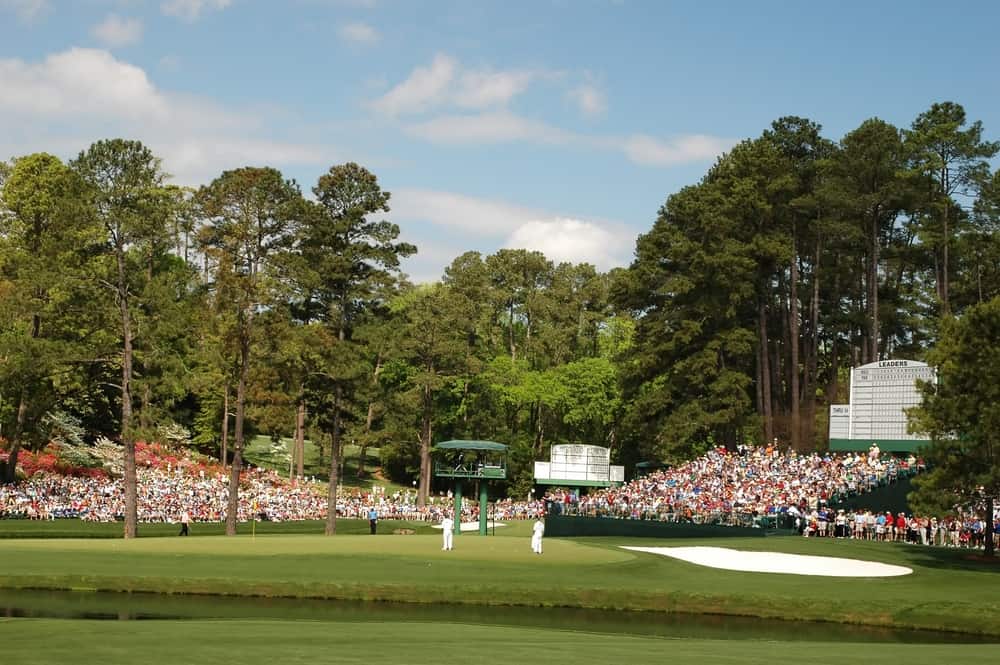 Masters. Green at Augusta