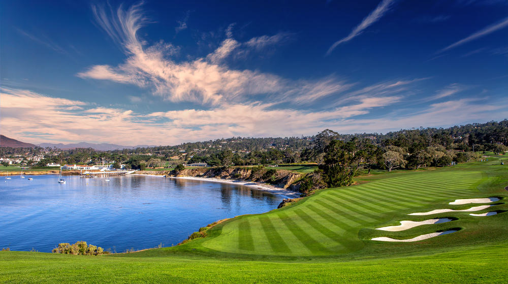 view of Pebble Beach golf course