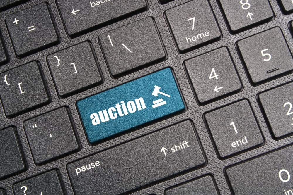 Online auction concept