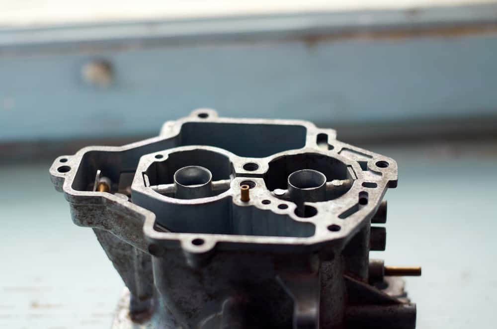 Photo of disassembled carburetor