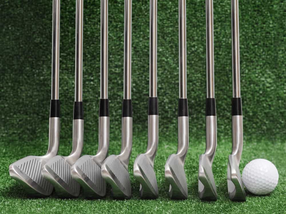 golf iron comparison, classic blades, different head angle