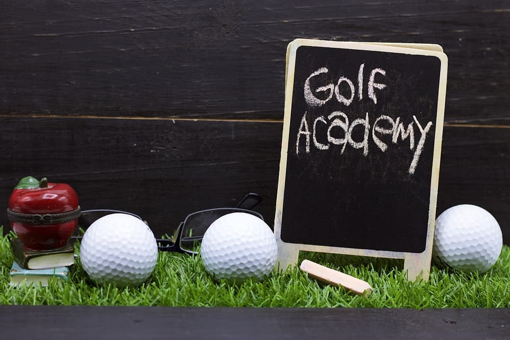 Golf school or Academy concept