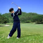 Junior golf swing