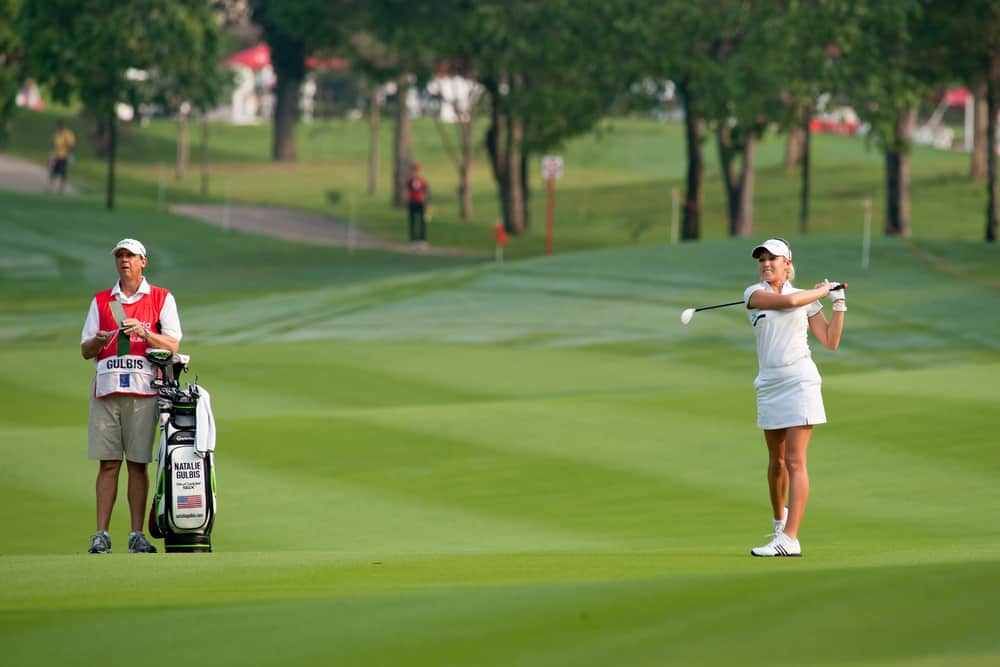 Natalie Gulbis of USA in action during Round 2 of Honda LPGA