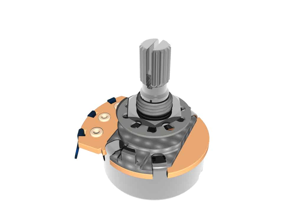 Potentiometer as an electronic control unit