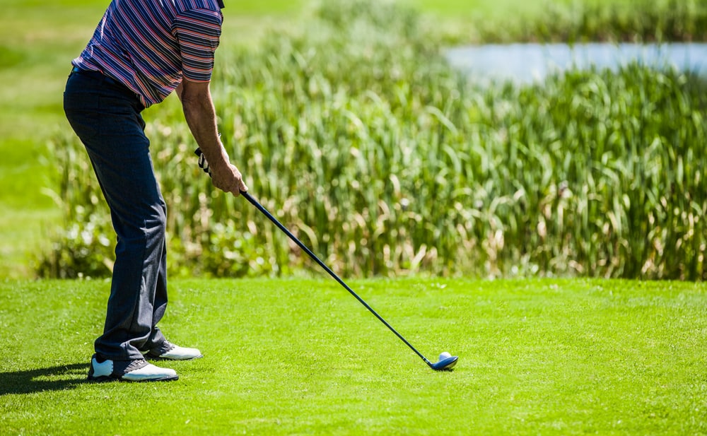 Golfer on a Golf Course