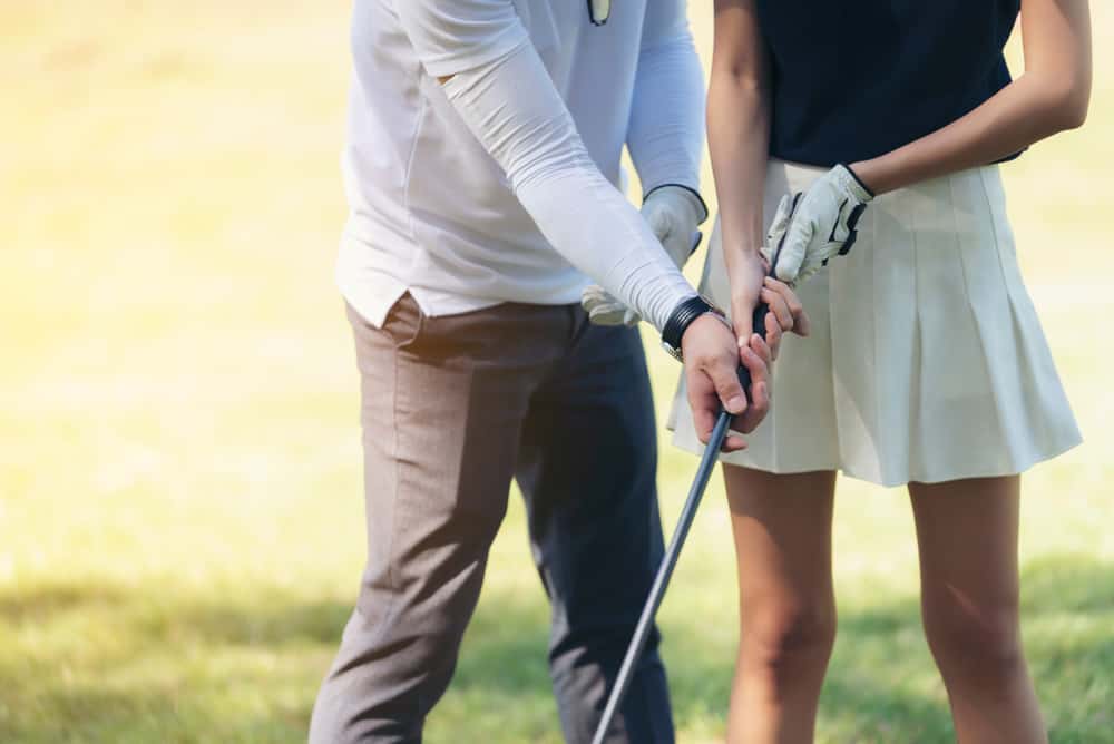 Coaches are teaching golfers to catch wood in the beginning to play golf