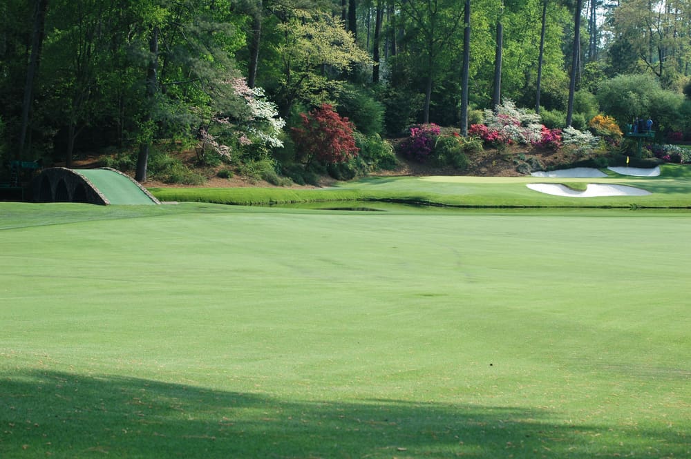 Masters. 12th hole at Augusta