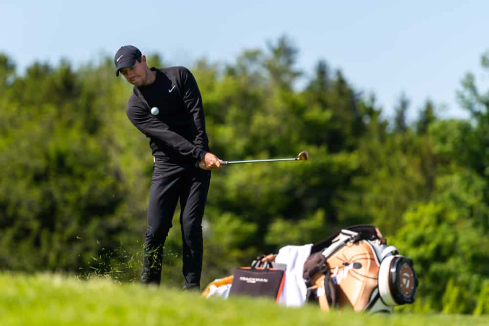 Rory McIlroy practice