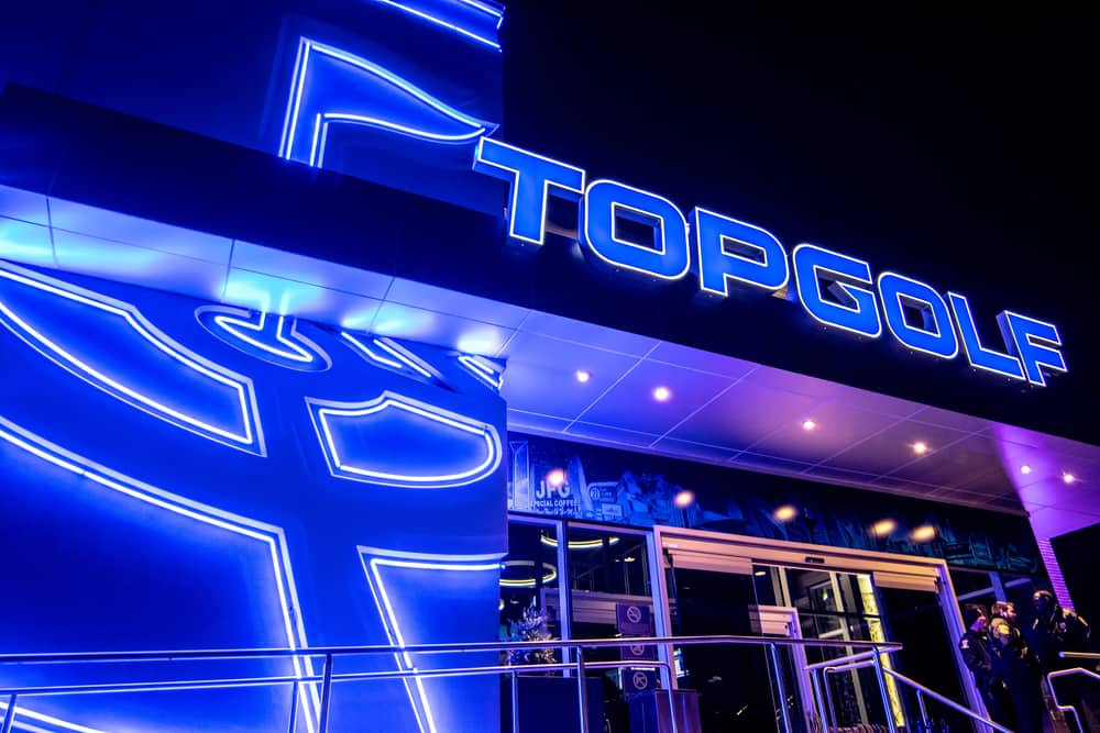 Topgolf entertainment action sport venue