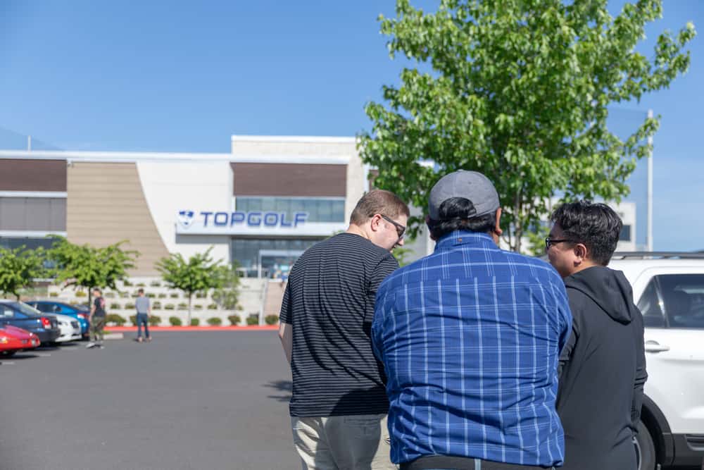 View of TopGolf in Oregon