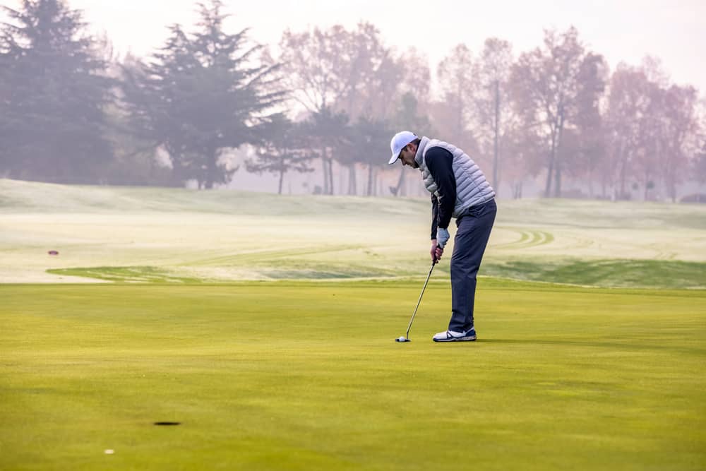 golf course during a winter day