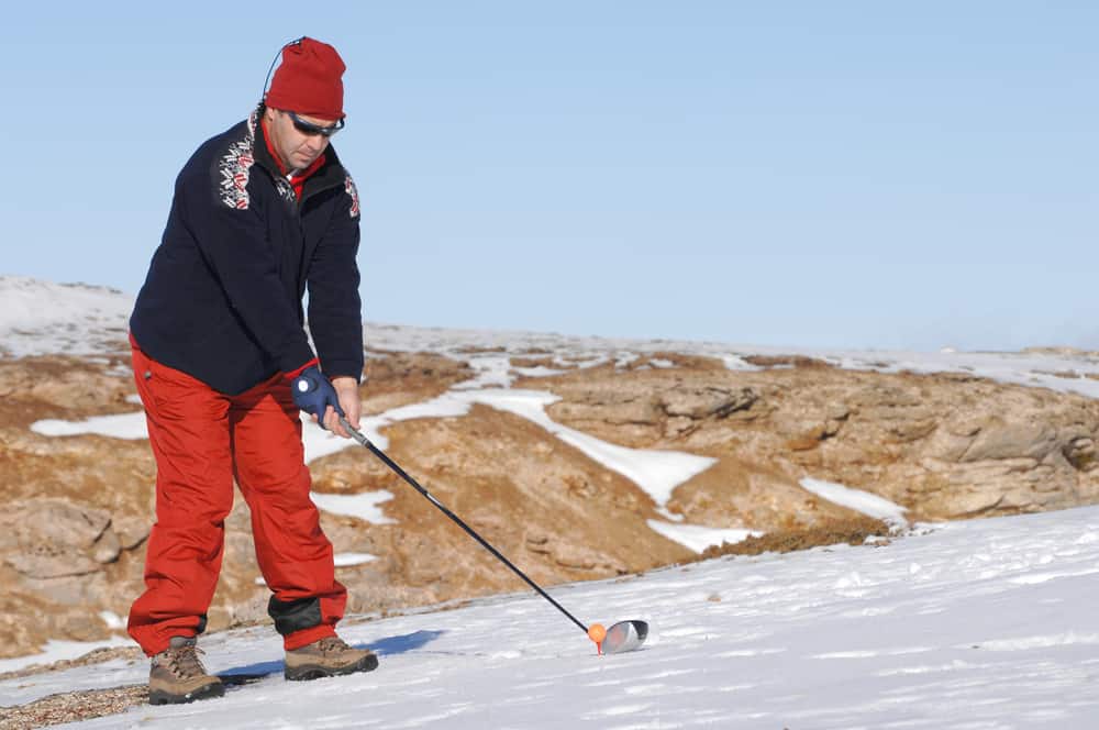 golf snow game