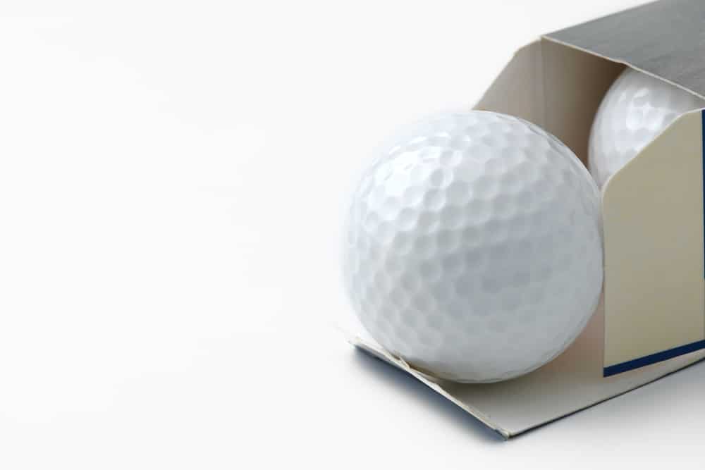 open new golf ball from box